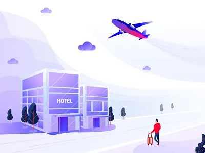 Travel charecter design game graphic design illustration typography