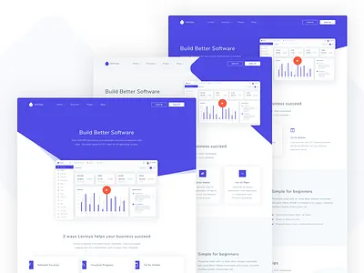 Lavinya - Software and App Template agency app business corporate creative landing network portfolio software solutions startup themeforest