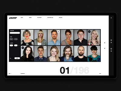 CASTIT – Front page agency agency landing page black and white denmark design designer digital graphic design icon interface minimalistic typography ui ux