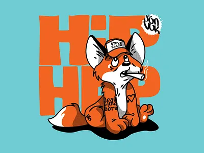 HIP-HOP jön Vuk design funny illustration vector vuk