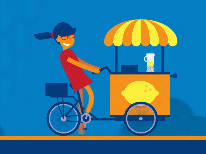 Lemonade cartoon character fun funny gif loop