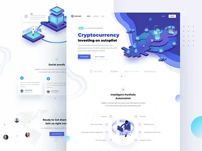 HodlBot – Landing page binance bitcoin blockchain btc coin crypto cryptocurrency eth ico investement investing market platform trading