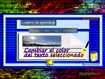 Changing Text Selection Color article blog blog design blogger blogging blogspot color colorful composition css design graphic design infographic mavicfe photoshop prodpersonal text selection web design