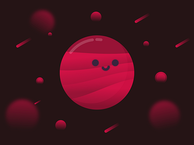 Mars illustration mars planet space