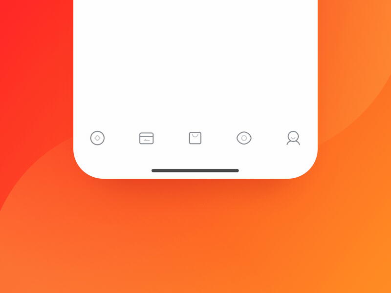 Tabbar icon with selected animation finance gif animation icon selected tabbar