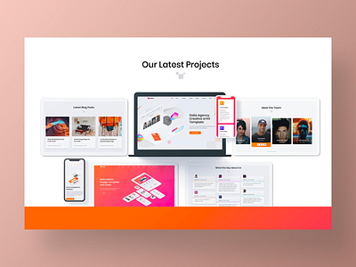 Dalia – UI Kit Website Template agency app branding corporate design homepage illustration interaction landing page site ui ui kit ux web web app web design web page webflow website