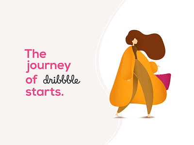 Dribbble Debut !!! design flat illustration illustrator minimal typography ui web website
