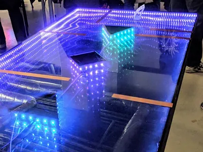 Interactive Infinity Tabletop art art installation berlin cyber experience experience design imrsvarts installation interactive art light light design technology