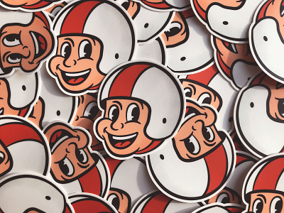 New Stickers driver illustration indy 500 race racer racing retro sticker sticker design sticker mule stickermule vintage