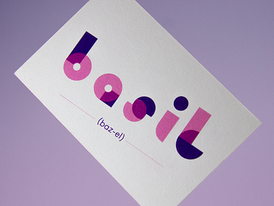 Basil’s Fun Business Card 2d abstract adobe app art blog branding business card card colorful design effects icon illustration logo type typography ui ux vector