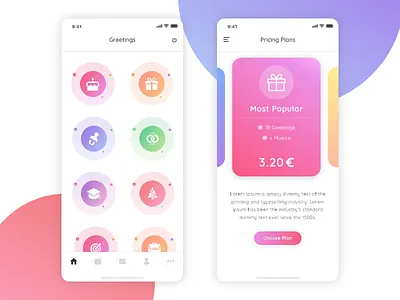 Freebie XD Colorful App Dashboard adobe xd app branding clean flat design food app freebie freebies graphic design icons illustrator typography xd