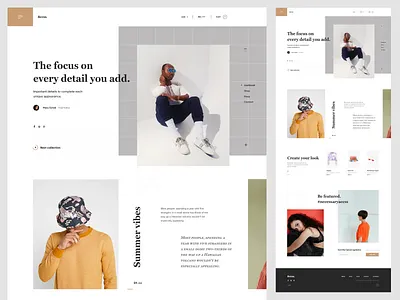 Accss. main page concept design fireart fireart studio landing page main page style ui ux web