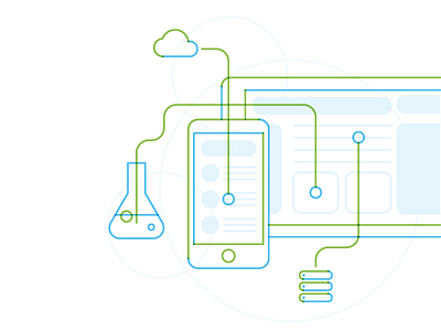 Bookitlab — Support Illustration 2 branding equipment graphic design identity illustration lab logotype saas scheduling software vector vector illustration visual identity