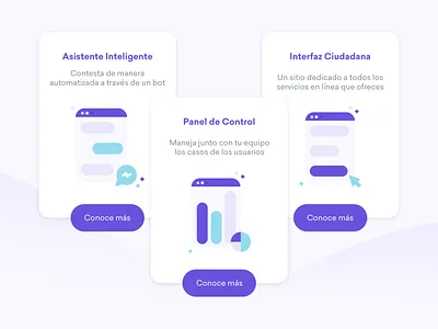 Feature cards buttons cards feature illustration product ui visual