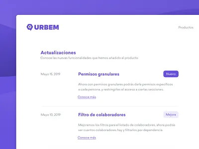 Changelog app changelog log ui updates upgrades ux web
