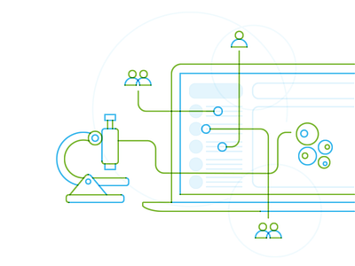 Bookitlab — Support Illustration branding equipment graphic design identity illustration lab logotype saas scheduling software vector vector illustration visual identity