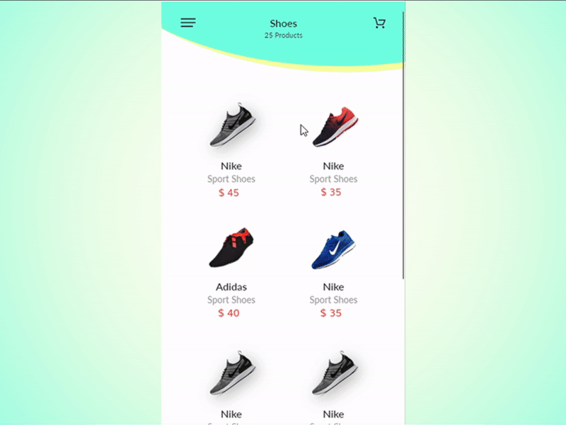 Shopping App app design app ui app ui design branding flat design nike product detail product display ui product page product page ui purchasing app shoes app shop app shopping shopping app ui ui design uidesign uiux ux