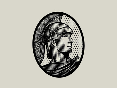 My American Express Illustration handdrawn handmade illustration illustrator soldier vector vintage woodcut
