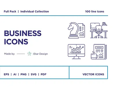 Modern Business Icons Set branding dashboard design flat flat icons graphic design icon icons icons design logo logo branding logo design social media startup startup icon