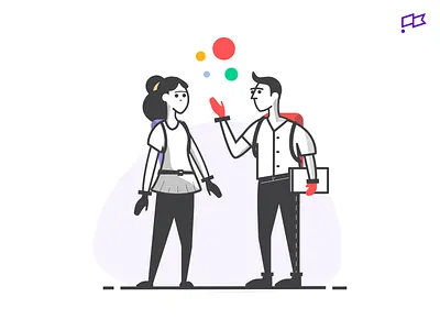 Are We Human? boy girl human man school students talking woman