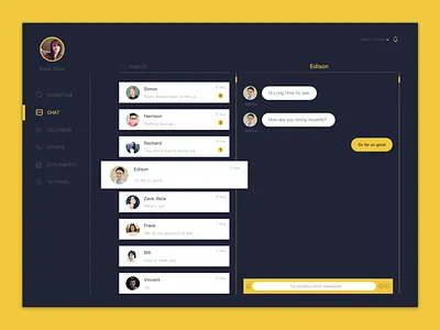 Practice copying chat interface ui