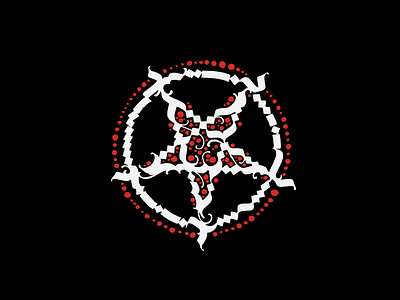PENTAGRAM / free vector for sale calligraphy demon design diablo digital digital painting for sale free freelance illustration jesus judas lettering logo mark pentagram print sign typography vector