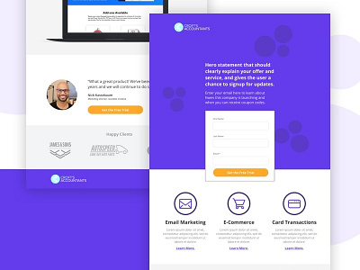 SaaS Marketing Landing Page