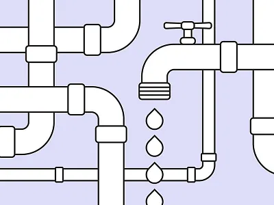 More Than Plumbing illustration vector