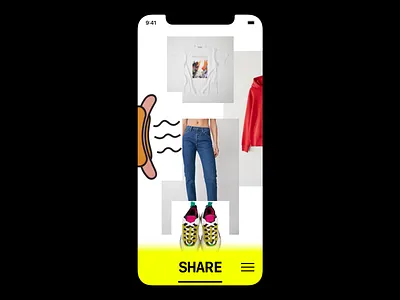 BOARDS APP acne studios app art clean clothing contemporary fashion glossier grid interface ios iphone lego minimalist startup style ui