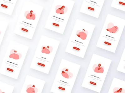 Empty State Illustration app character design emptystate flat flatdesign graphicdesign icon illustration ios mobile people simple ui vector