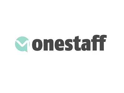 OneStaff Medical Rebrand branding logo design logotype omaha rebrand redesign type