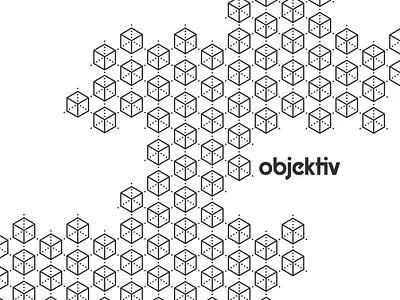 objektiv Logo Pattern brand design experiment fun logo logo designer objektiv pattern repeat