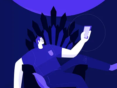 Game of financial health design illustration minimal study ui vector