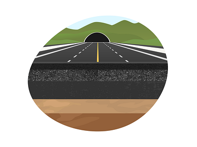 Road Layers asphalt concrete highway layers road roadway