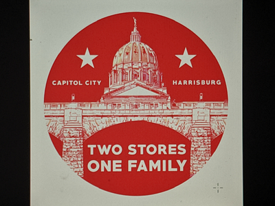 Macy's - Harrisburg PA bridge capitol corporate design graphic design logo red star store