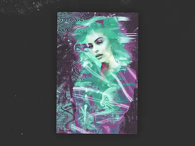 🌴🅣🅡🅞🅟🅘🅒🅢🌴 abstract aesthetic bold cyberpunk design glitch graphics grunge poster punk retro techno texture vaporwave