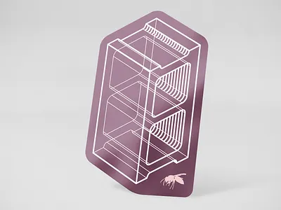 Cinder Block color palette freelance identity illustration isometric illustration personal brand promotional design schematic side project sticker vector graphics vector illustration