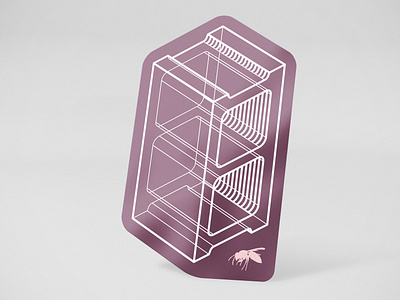 Cinder Block color palette freelance identity illustration isometric illustration personal brand promotional design schematic side project sticker vector graphics vector illustration