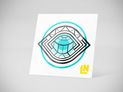 Eye Sticker color palette design identity illustration logo personal brand promotional design promotional material self promotion side project sticker sticker design stickers vector vector illustration