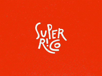Super Rico : Uno brand branding colombia colombian custom custom lettering hand drawn hand lettering hand type handlettering lettering logo logos logotype restaurant super typography