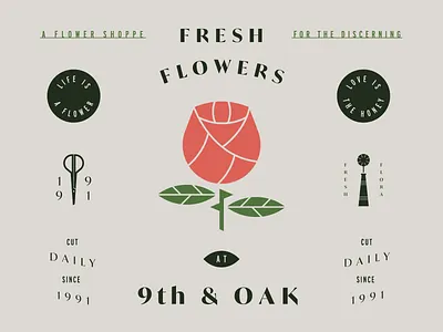 Fresh Flowers boutique flower flower shop garden local rose shears