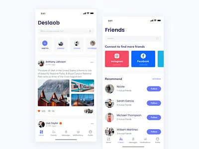 Ui Exercises20/100 app clean design interface mobile ui