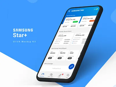 Samsung Star+ App design ui mockup uiux