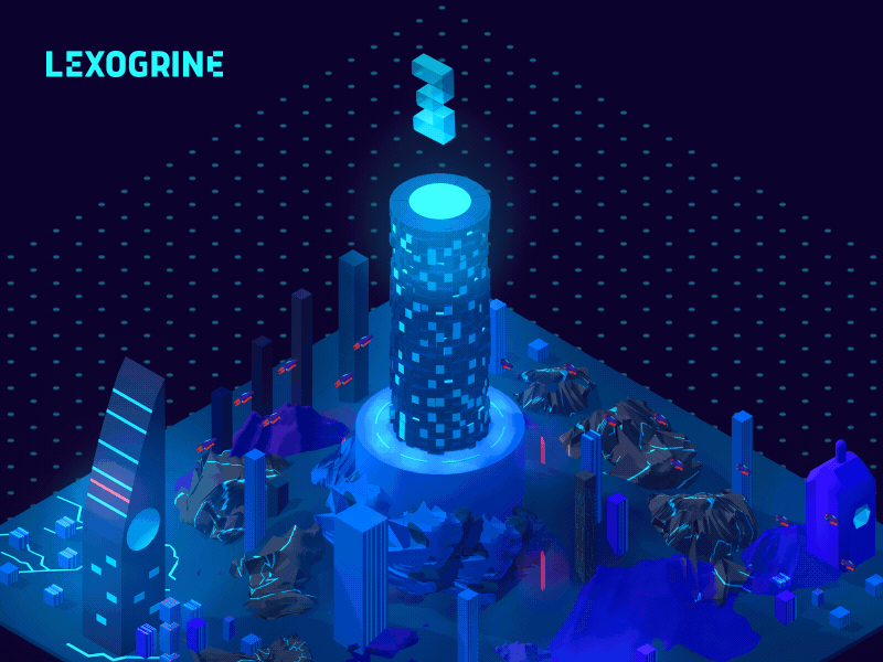 City Heartbeat 3d animation blender brand identity city design digital studio futuristic lexogrine motion design post punk