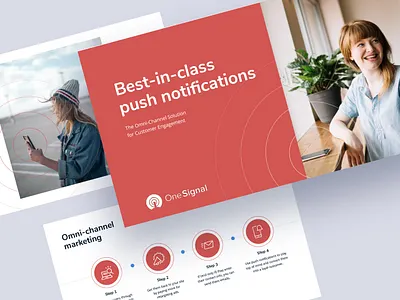 Onesignal Sales Deck data data visualisation infographic keynote pitch deck pitchdeck power point powerpoint presentation presentation design slides startup technology