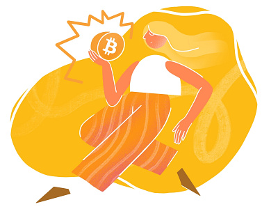 Cryptocurrency 2d bitcoin services charachter crypto exchange cryptocurrency custom darkcube design digitalart draw drawing drawing illustration illustration art landing page pattern ui vector wallet web woman
