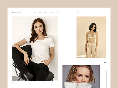 Photographers website editorial photo photographer photography project site test web webdesign
