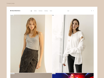 Photographers website editorial photo photographer photography test web webdesign website