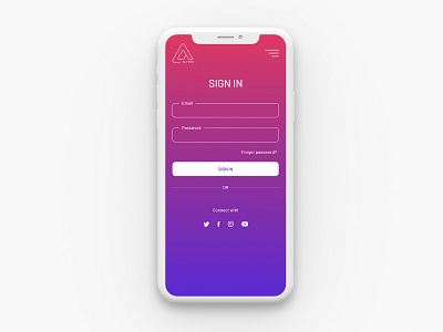 Sign In alfred design design design element form login page material design signin ui