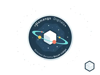 Indie Go design icon illustration logo minimal typography vector